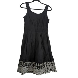 Black boho dress